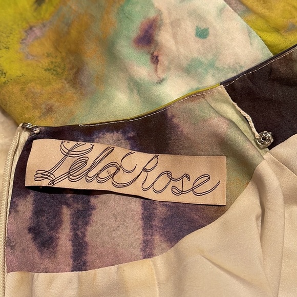 Lela Rose Sleeveless Printed fit and flare Mini dress size 8 - Picture 12 of 13